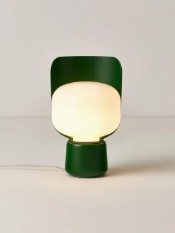 Lámpara de mesa artesanal pequeña Blom