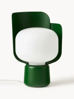 Lámpara de mesa artesanal pequeña Blom