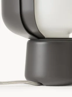 Lámpara de mesa artesanal pequeña Blom