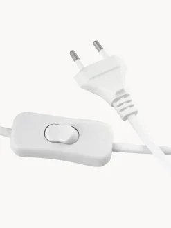 Lámpara de mesa de diseño grande con pantalla de lino Epigaea