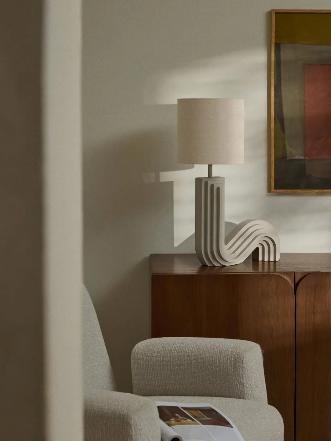 Lámpara de mesa de diseño Luomo