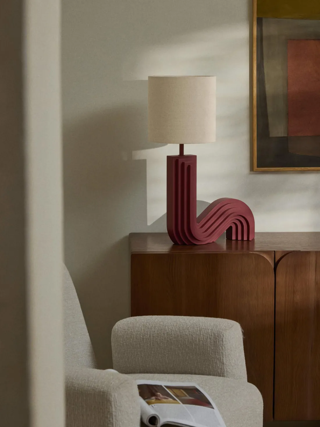 Lámpara de mesa de diseño Luomo