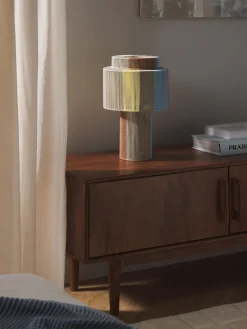 Lámpara de mesa de lino Lace