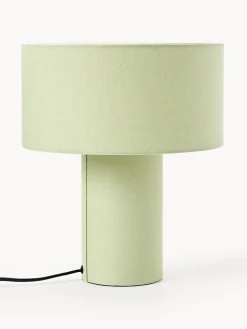 Lámpara de mesa de lino Ron