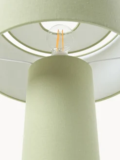 Lámpara de mesa de lino Ron