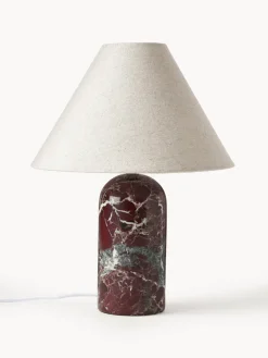 Lámpara de mesa de mármol Gia