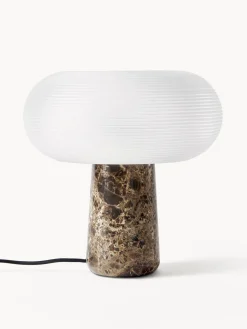 Lámpara de mesa de mármol Mariella