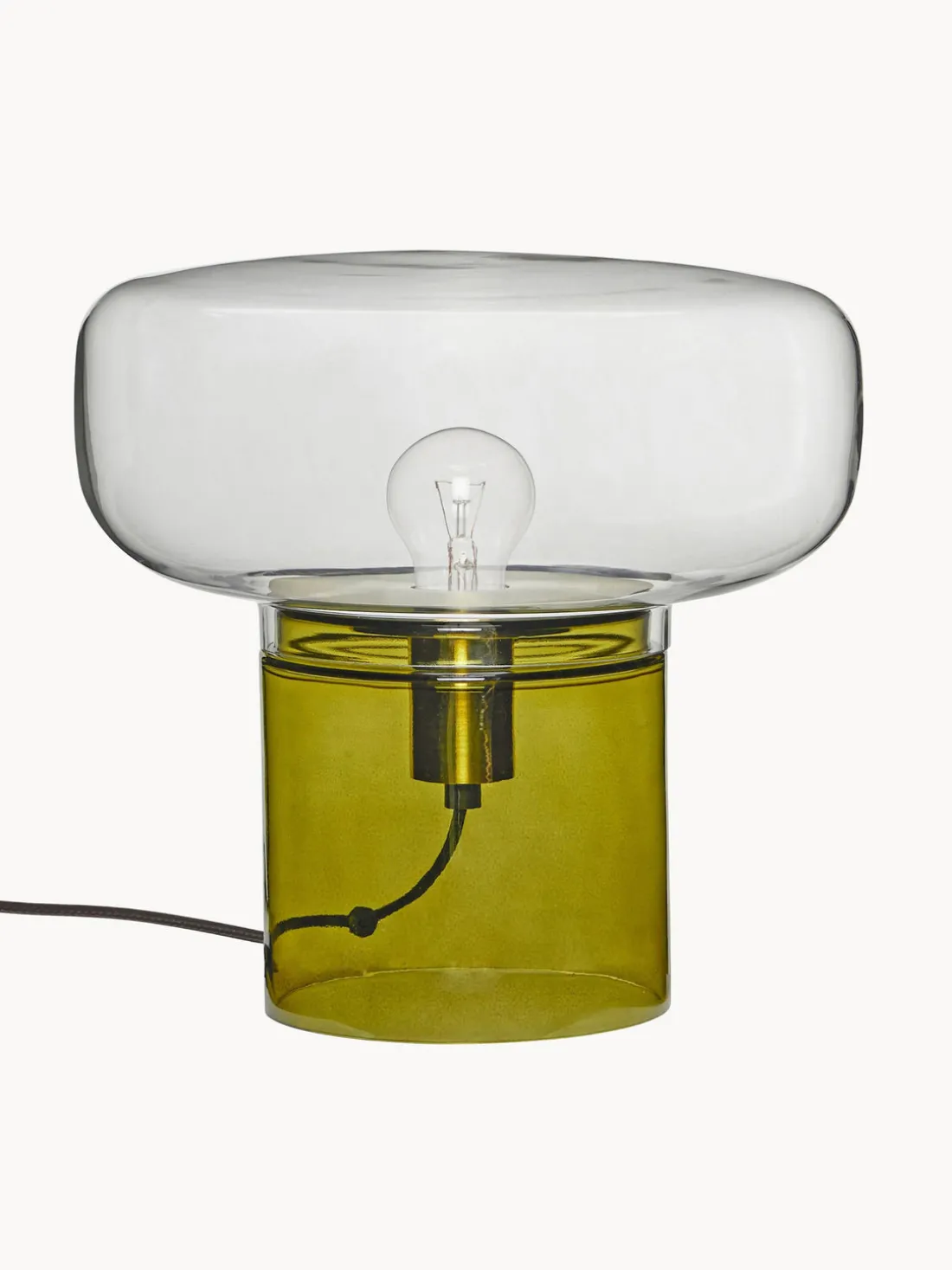 Lámpara de mesa de vidrio coloreado Crave