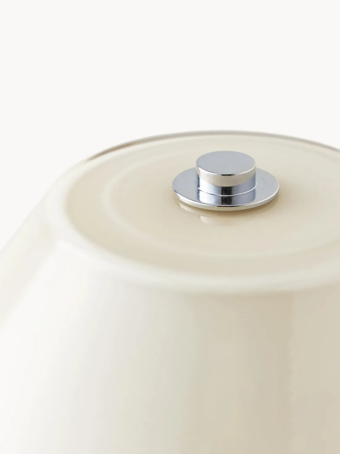 Lámpara de mesa de vidrio Danielle