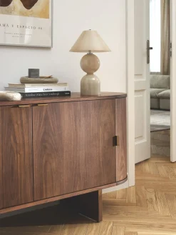 Lámpara de mesa de vidrio Danielle