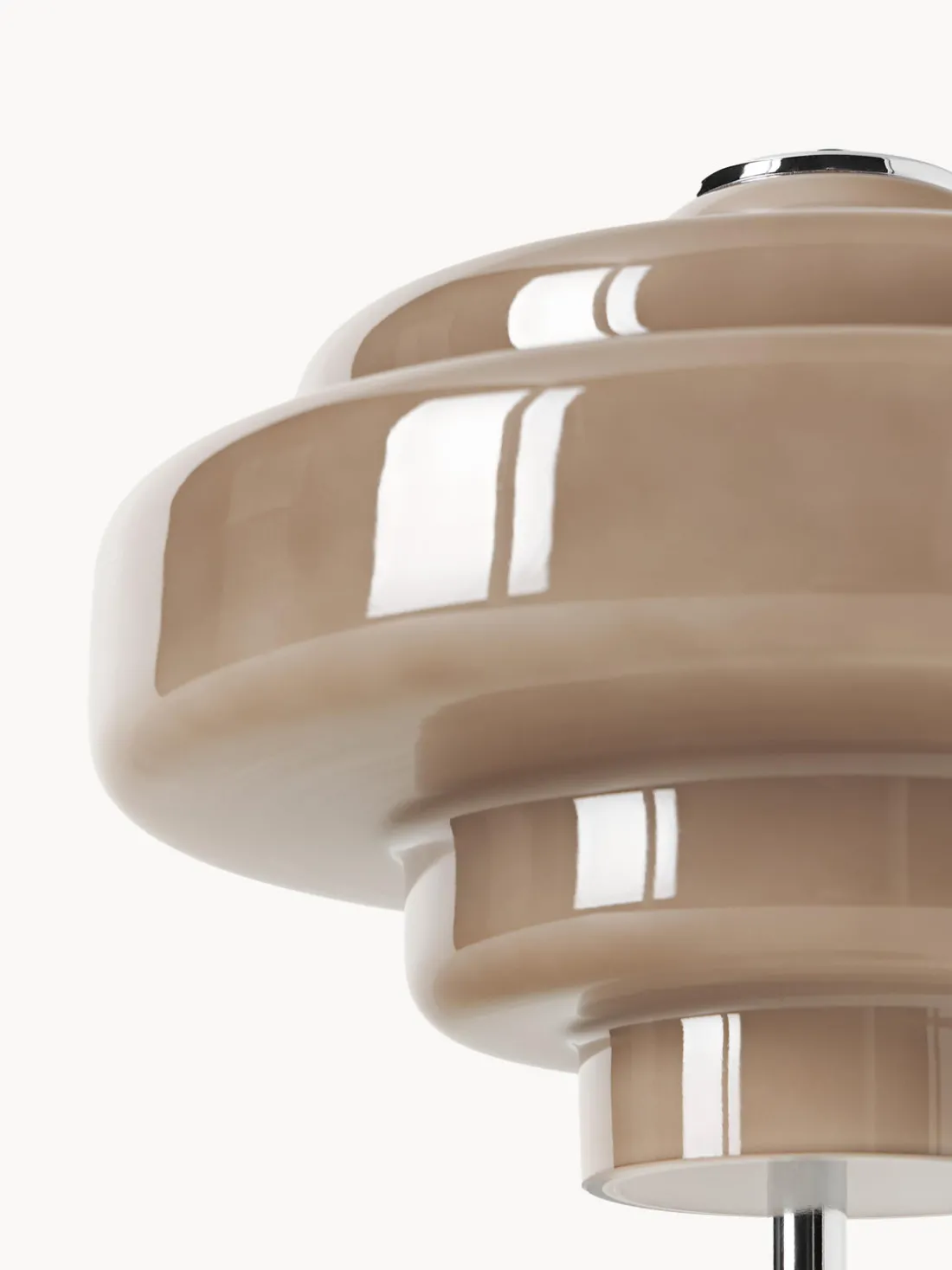 Lámpara de mesa de vidrio Millie