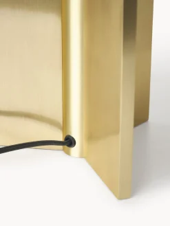 Lámpara de mesa de vidrio estriado Emmi