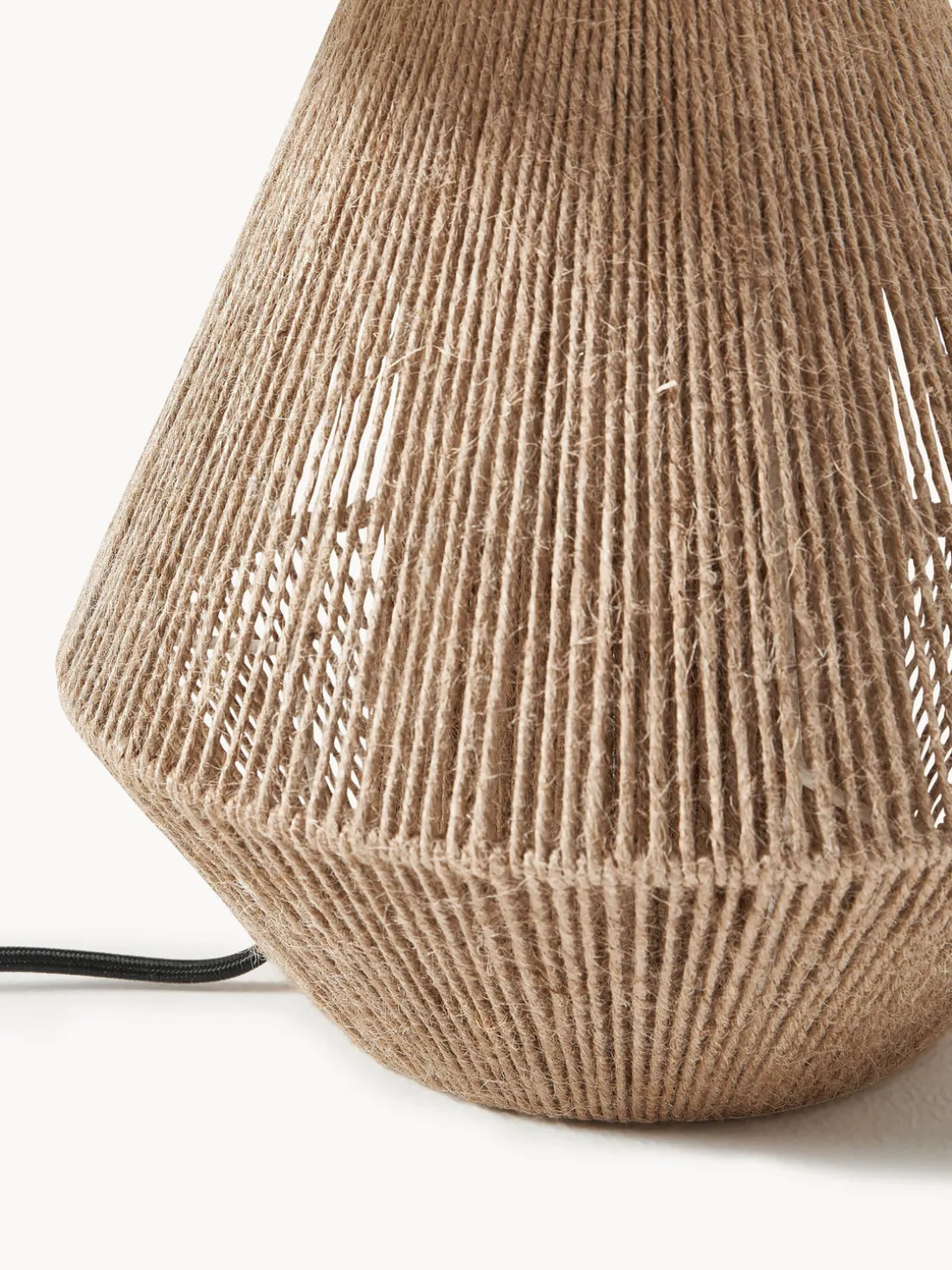 Lámpara de mesa de yute Cecillia