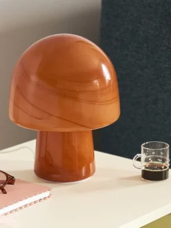 Lámpara de mesa efecto mármol Talia, tamaños diferentes