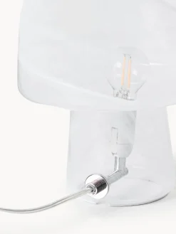 Lámpara de mesa en look mármol Talia, tamaños diferentes