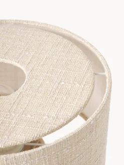 Lámpara de mesa en tejido bouclé Ron