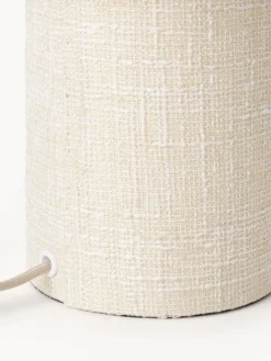 Lámpara de mesa en tejido bouclé Ron