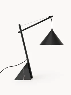 Lámpara de mesa grande con base de mármol Reyna