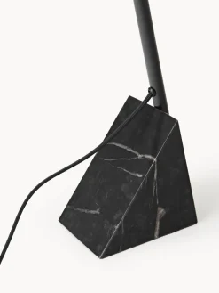 Lámpara de mesa grande con base de mármol Reyna