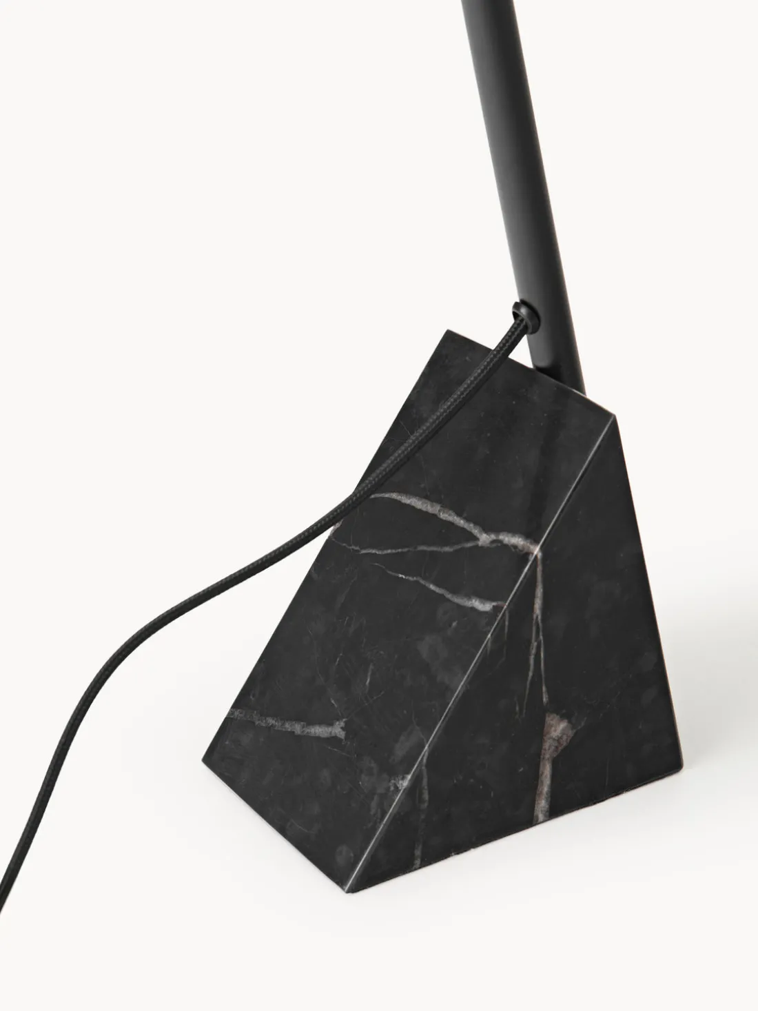 Lámpara de mesa grande con base de mármol Reyna