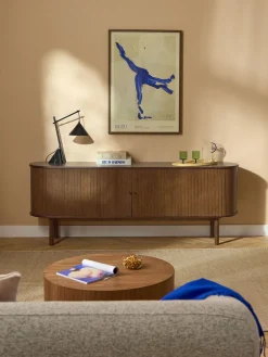 Lámpara de mesa grande con base de mármol Reyna