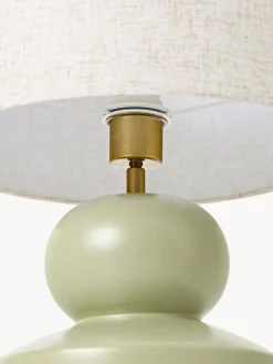 Lámpara de mesa grande de cerámica Georgina