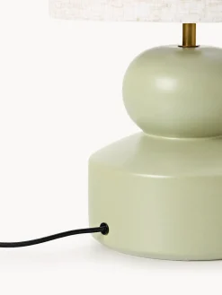 Lámpara de mesa grande de cerámica Georgina