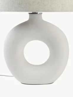 Lámpara de mesa grande de cerámica Gisella