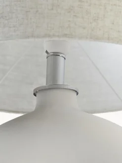 Lámpara de mesa grande de cerámica Gisella