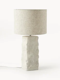 Lámpara de mesa grande de cemento Kiri