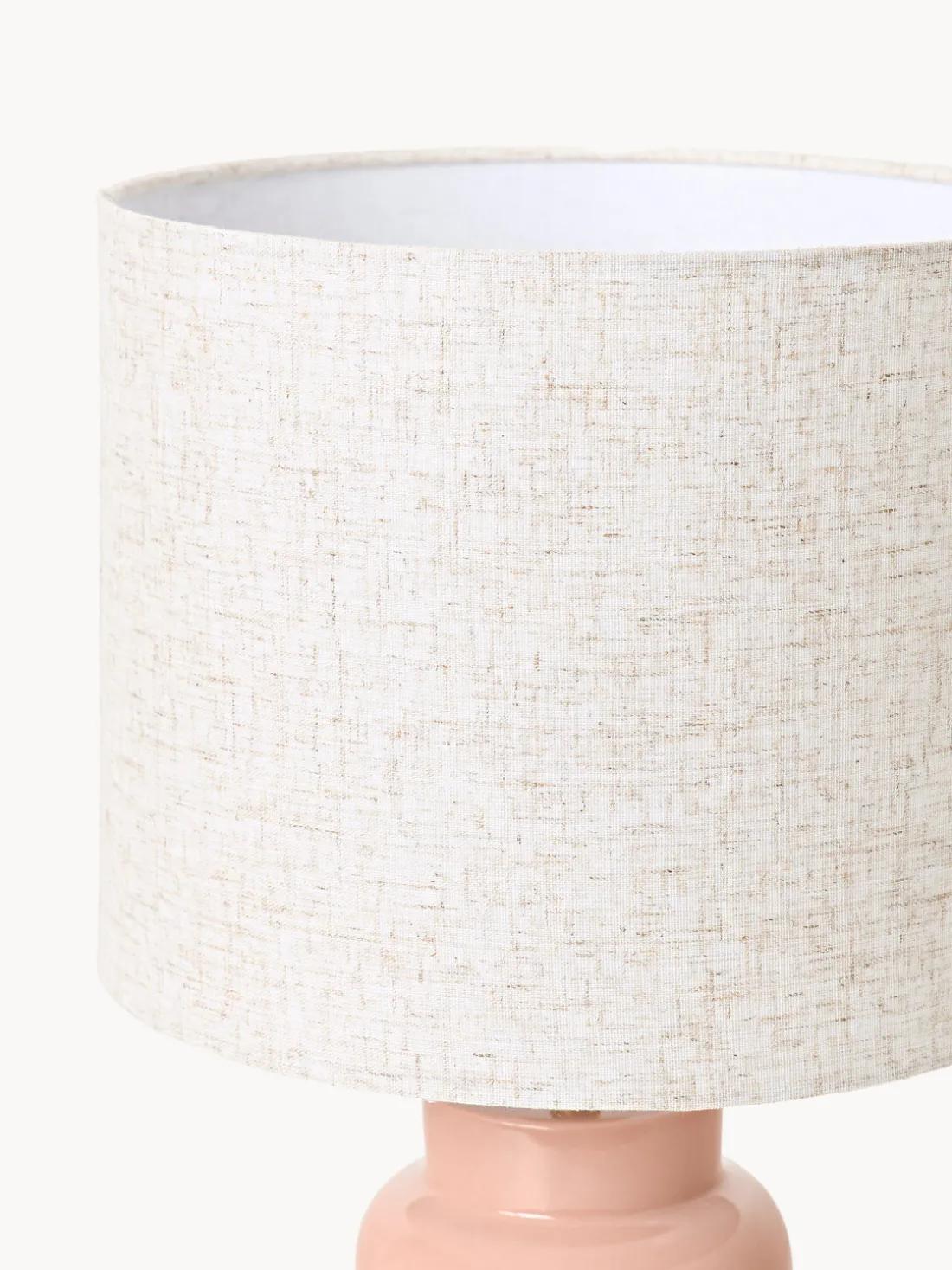 Lámpara de mesa grande de cerámica Christine