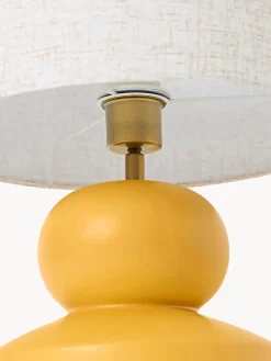 Lámpara de mesa grande de cerámica Georgina