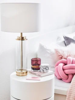 Lámpara de mesa grande Gabor, estilo clásico