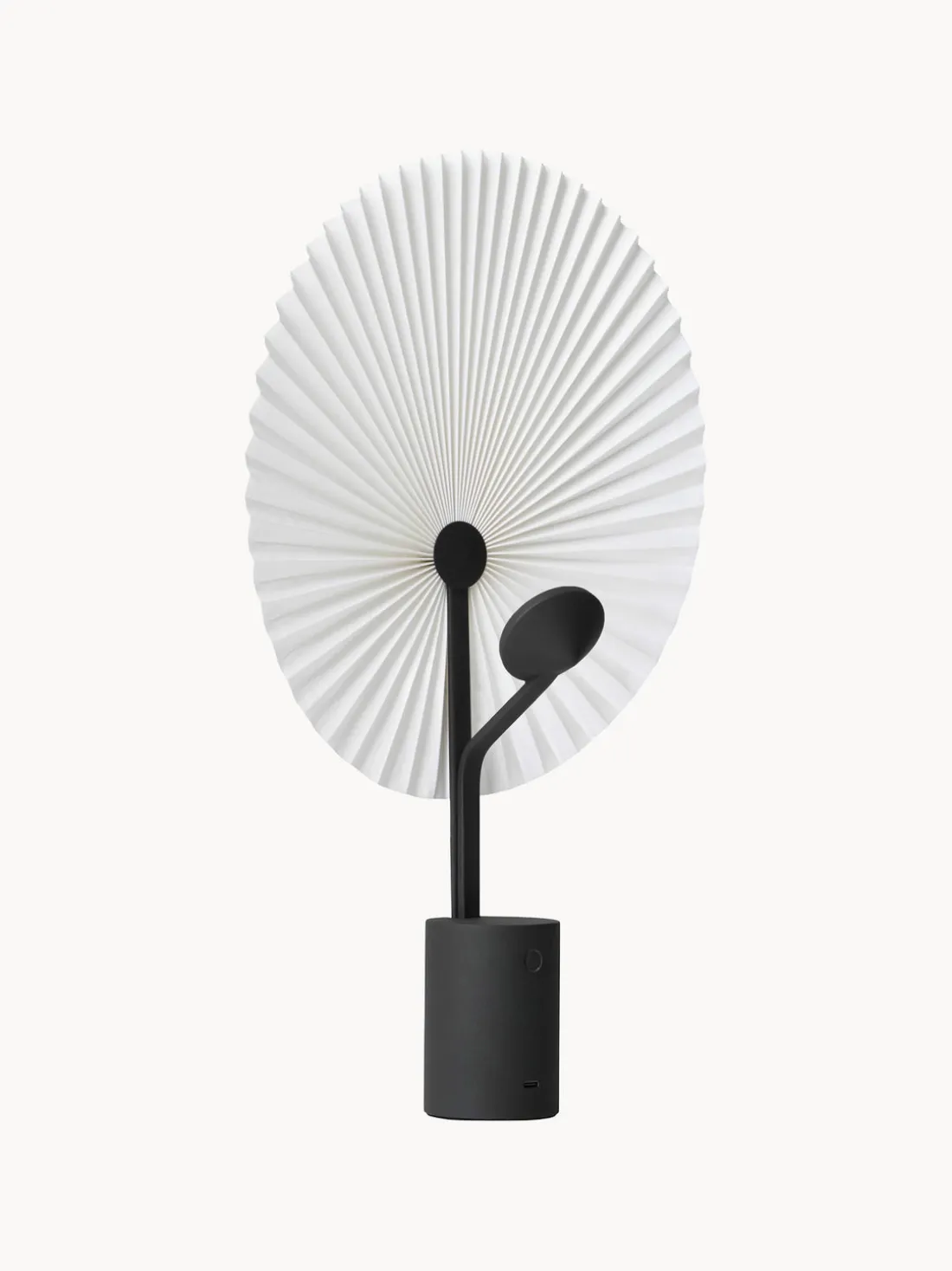 Lámpara de mesa grande LED regulable Liris, portátil