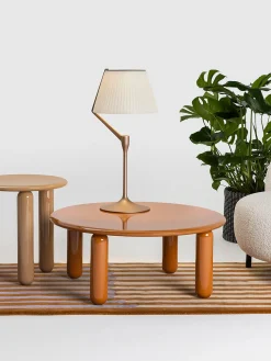 Lámpara de mesa grande LED regulable Angelo Stone