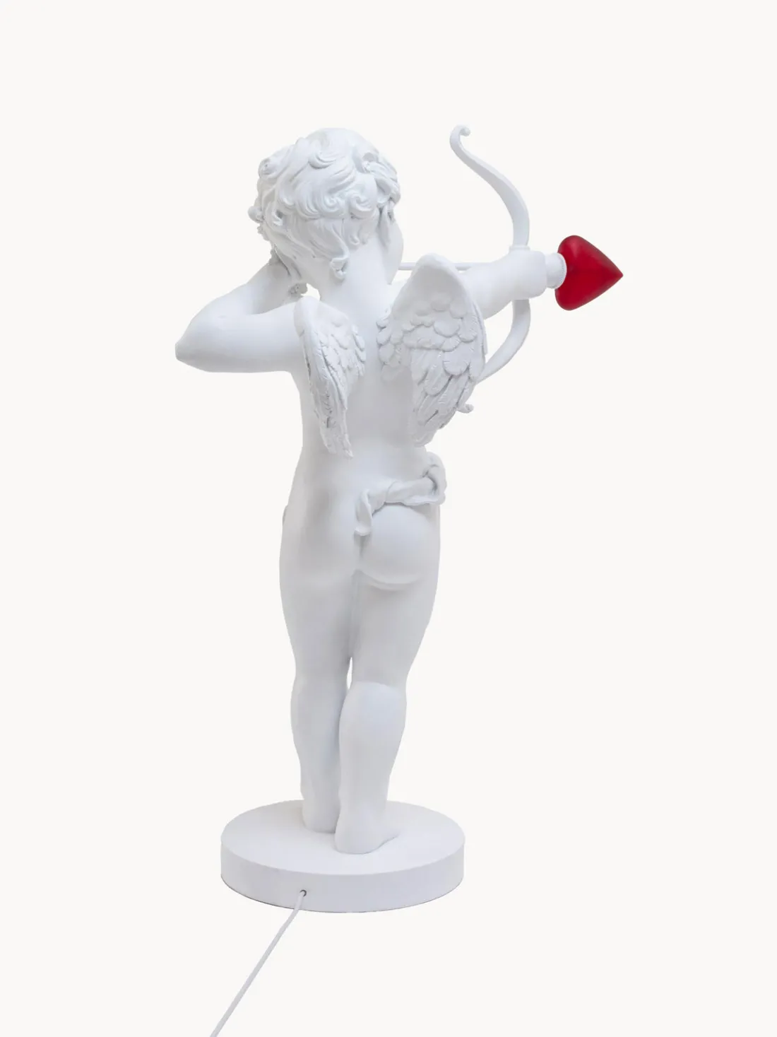 Lámpara de mesa grande regulable Cupido