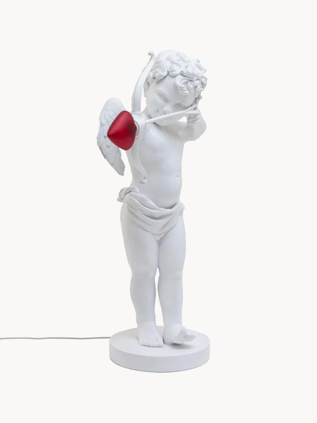 Lámpara de mesa grande regulable Cupido