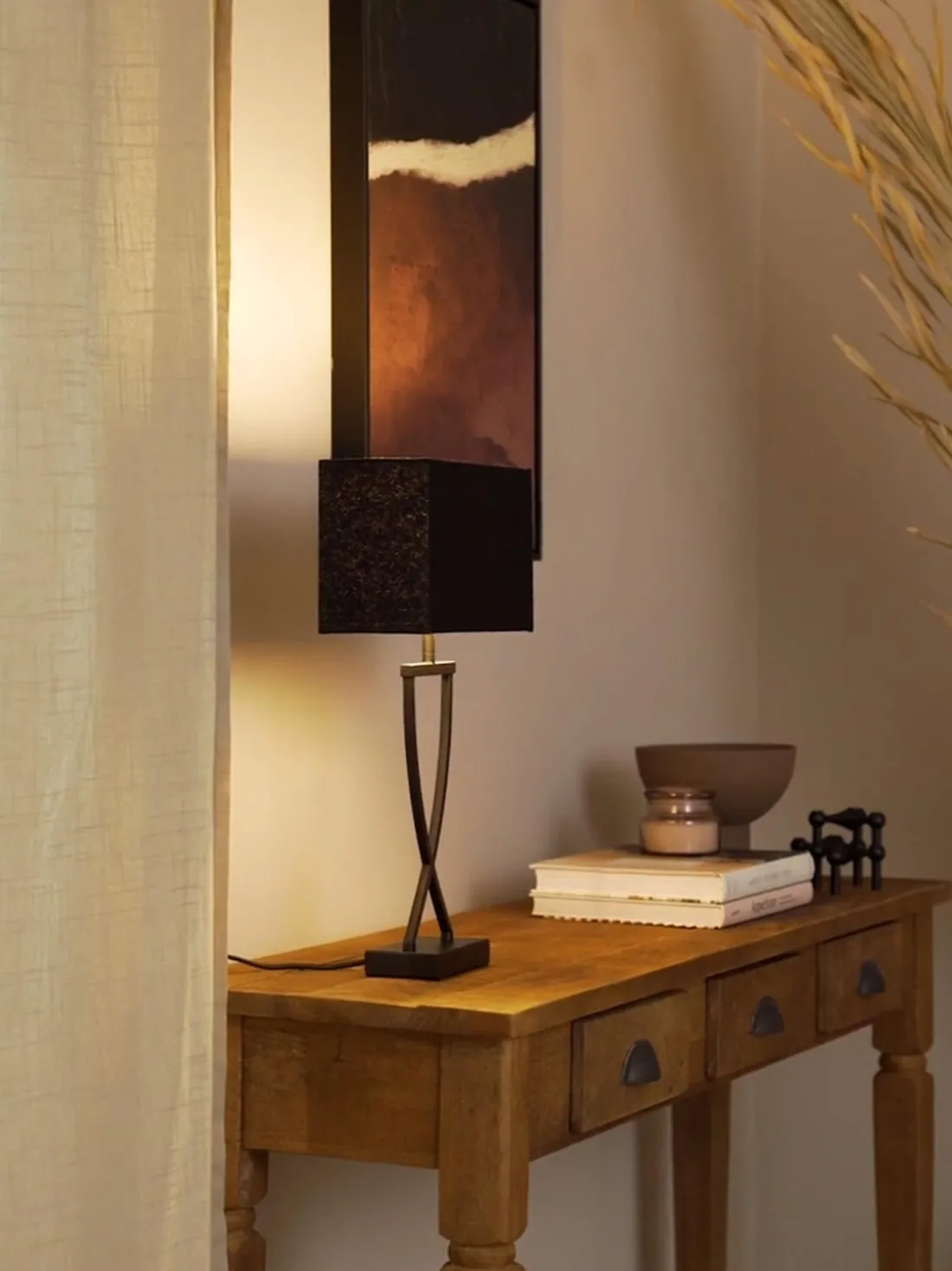 Lámpara de mesa grande Vanessa