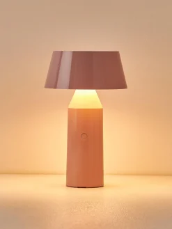 Lámpara de mesa LED con pantalla ajustable regulable Bicoca, pórtatil