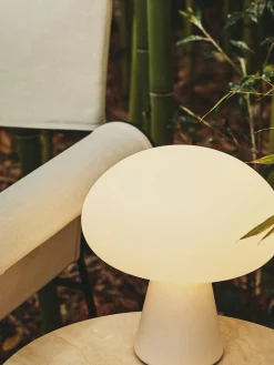 Lámpara de mesa LED con USB regulable Obello, portátil