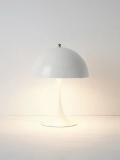 Lámpara de mesa LED Panthella de diseño Verner Panton, 34 cm