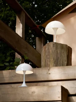 Lámpara de mesa LED Panthella de diseño Verner Panton, 34 cm