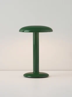 Lámpara de mesa LED pequeña regulable Gustave, portátil