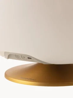 Lámpara de mesa LED regulable Sphere, con altavoz Bluetooth y enfriador de botellas