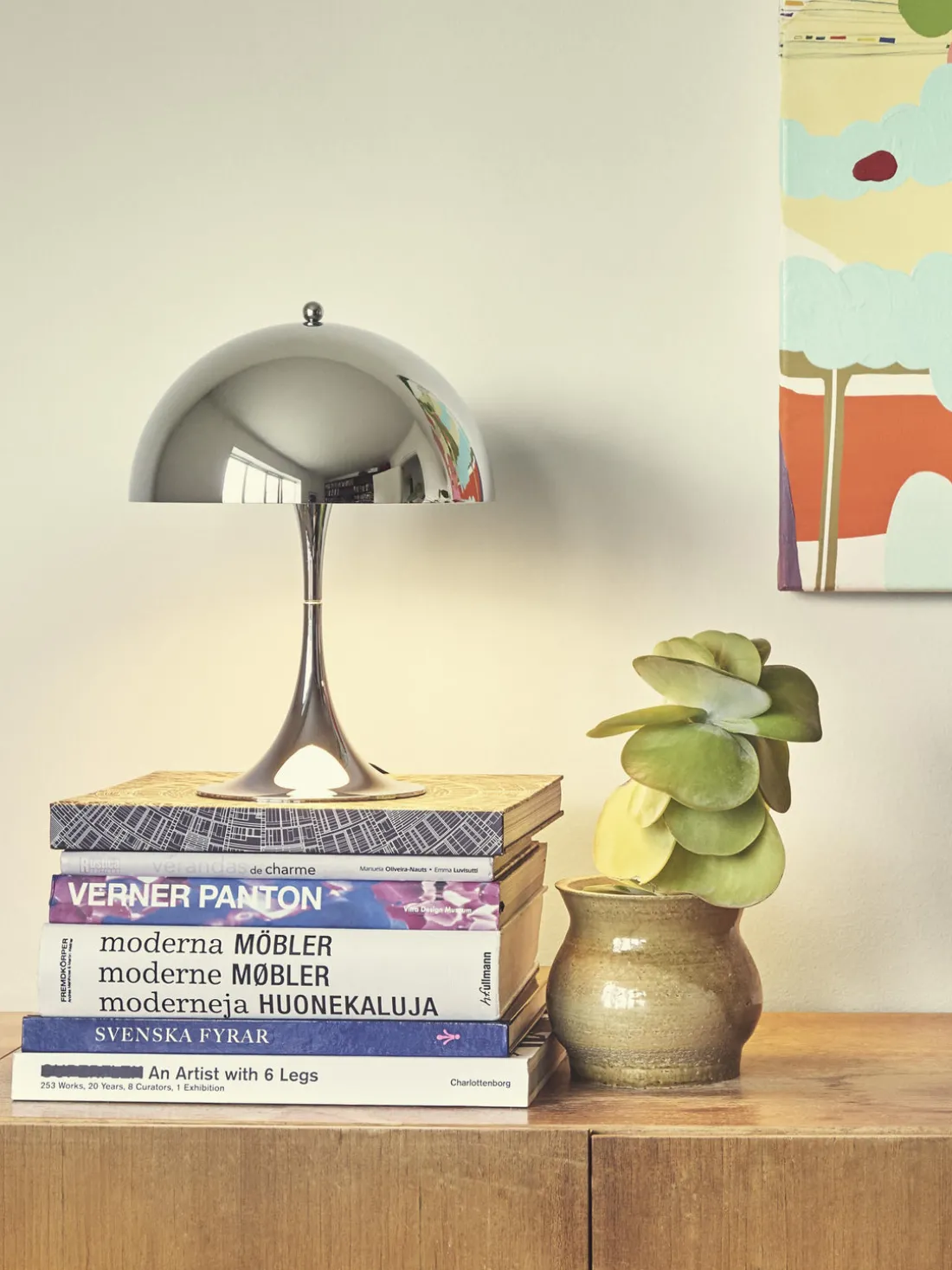 Lámpara de mesa LED regulable con temporizador Panthella, 34 cm