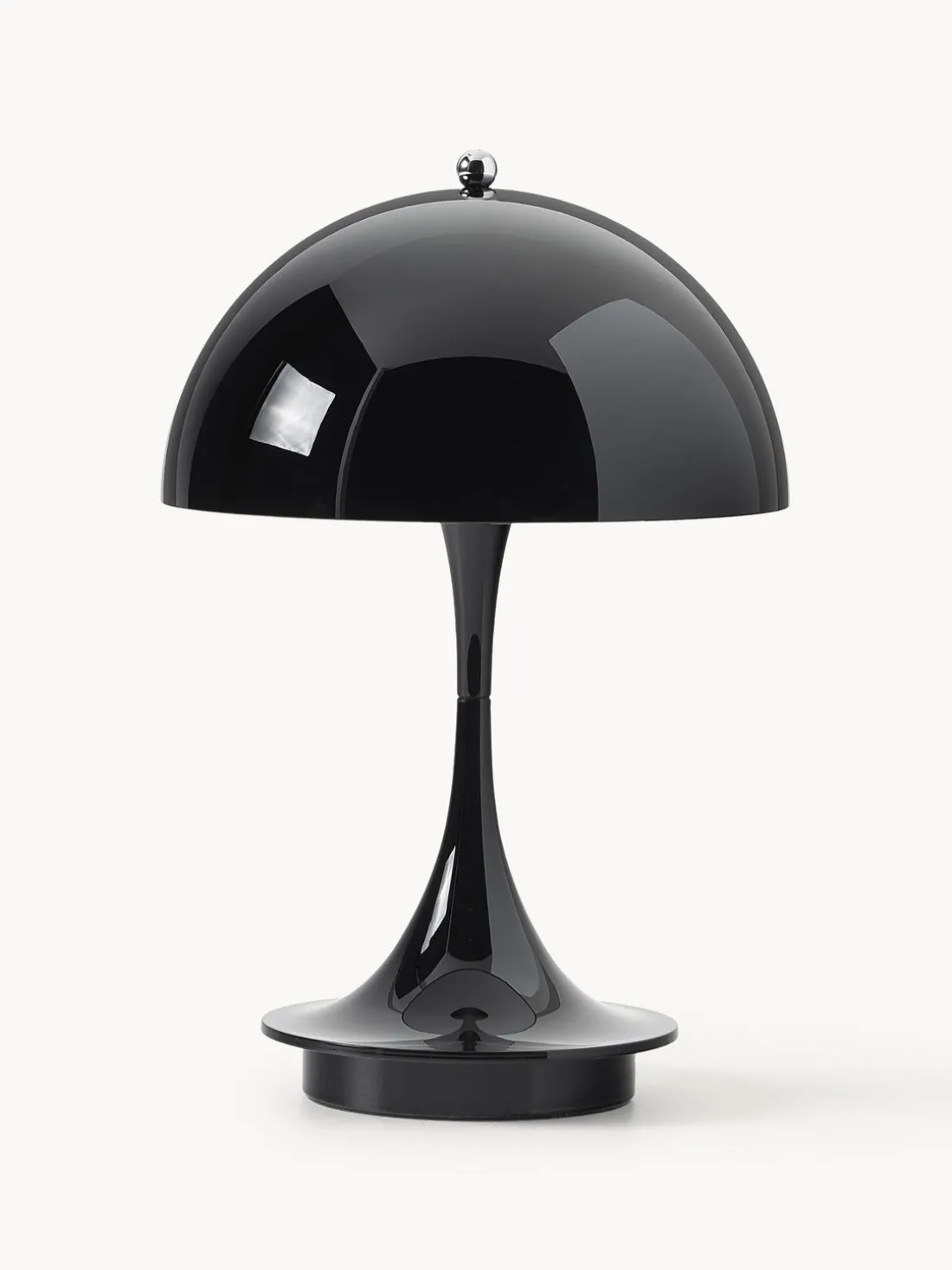 Lámpara de mesa LED regulable Panthella de diseño Verner Panton, 24 cm, portátil