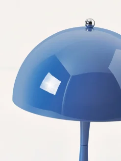 Lámpara de mesa LED regulable Panthella de diseño Verner Panton, 24 cm, portátil