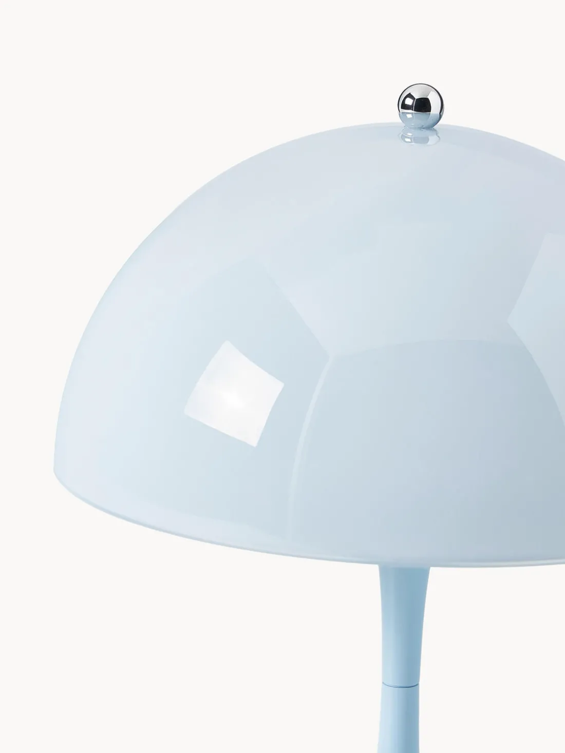 Lámpara de mesa LED regulable con temporizador Panthella, 24 cm, portátil