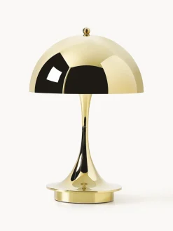 Lámpara de mesa LED regulable Panthella de diseño Verner Panton, 24 cm, portátil