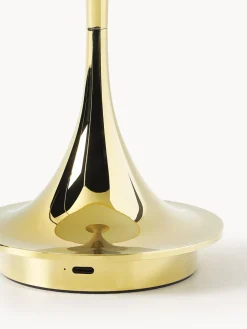 Lámpara de mesa LED regulable Panthella de diseño Verner Panton, 24 cm, portátil